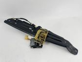 Rear door window regulator with motor