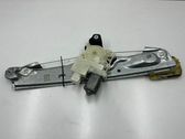 Rear window lifting mechanism without motor