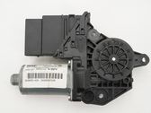 Rear door window regulator with motor