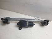 Front wiper linkage and motor
