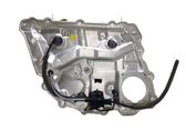 Rear door window regulator with motor