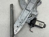 Rear door window regulator with motor