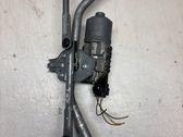 Front wiper linkage and motor