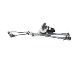 Front wiper linkage and motor