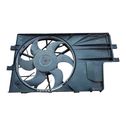 Radiator cooling fan shroud