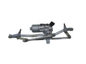 Front wiper linkage and motor