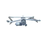 Front wiper linkage and motor