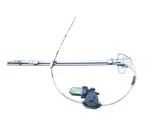 Front door window regulator with motor