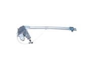 Rear door window regulator with motor