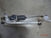 Front wiper linkage and motor