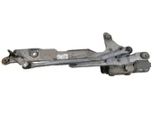 Front wiper linkage and motor