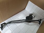 Front wiper linkage and motor