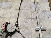 Rear door window regulator with motor