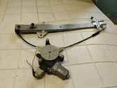 Rear door window regulator with motor