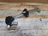 Rear door window regulator with motor