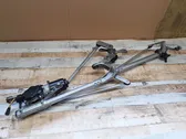 Front wiper linkage and motor