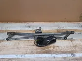 Front wiper linkage and motor