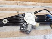 Rear window lifting mechanism without motor