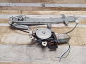 Rear door window regulator with motor