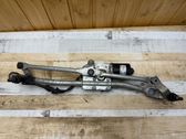Front wiper linkage and motor