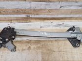 Rear door window regulator with motor