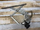 Rear door window regulator with motor