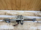 Rear door window regulator with motor