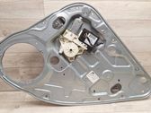 Rear door window regulator with motor