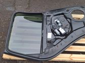 Rear door window regulator with motor