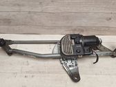 Front wiper linkage and motor
