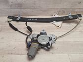 Rear door window regulator with motor