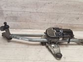 Front wiper linkage and motor