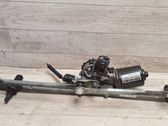 Front wiper linkage and motor