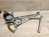 Rear door window regulator with motor