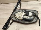 Rear door window regulator with motor