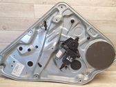 Rear door window regulator with motor