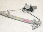 Rear door window regulator with motor