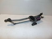 Front wiper linkage and motor