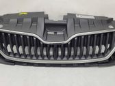 Front bumper upper radiator grill