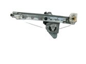 Rear door window regulator with motor