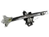 Rear door window regulator with motor