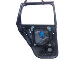 Rear door window regulator with motor