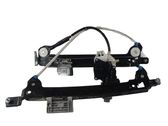 Rear door window regulator with motor