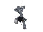 Rear door window regulator with motor