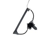 Rear door window regulator with motor