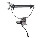 Rear door window regulator with motor