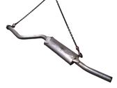 Middle muffler/silencer