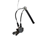 Rear door window regulator with motor