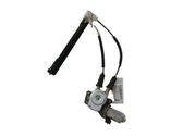 Rear door window regulator with motor