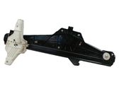 Rear door window regulator with motor